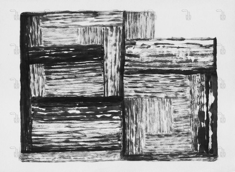 Blocks - Ink on paper - 245mm x 190mm