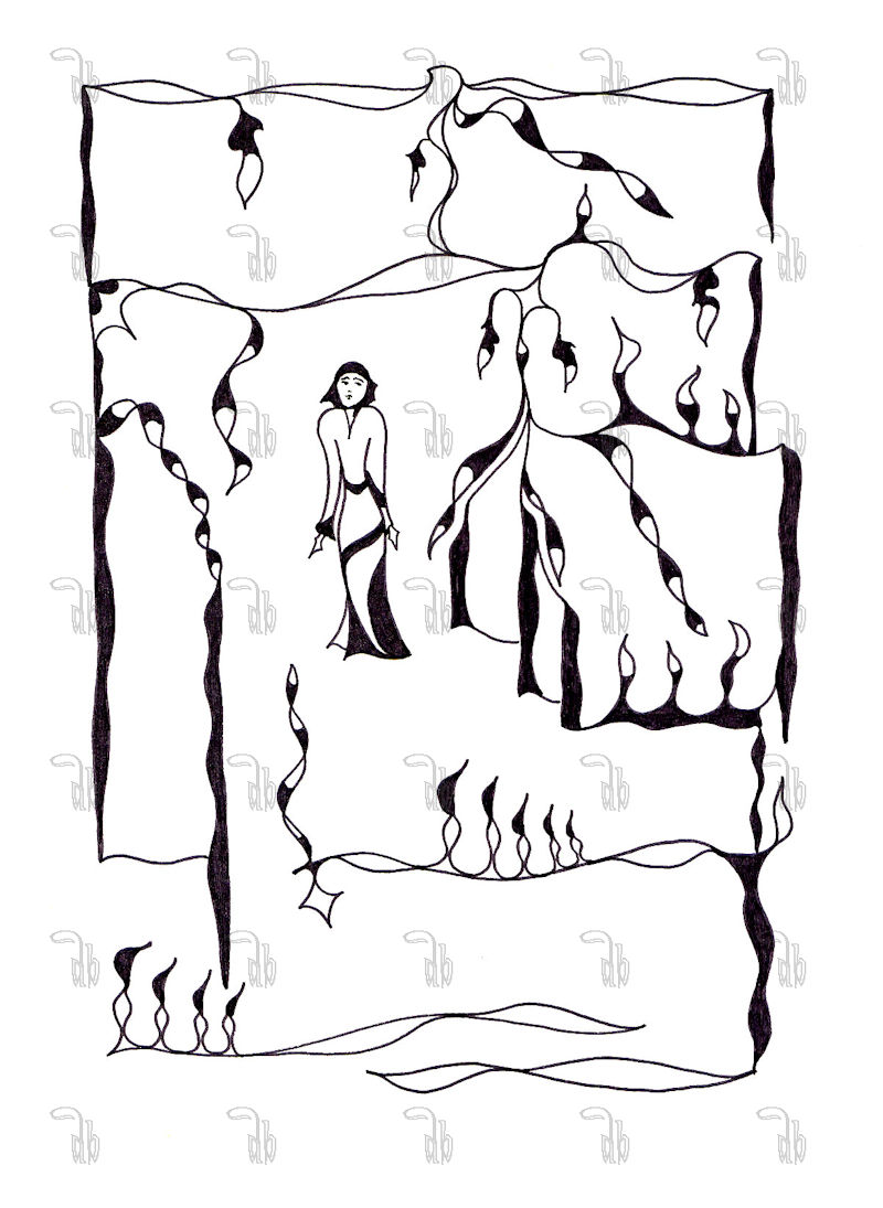 Symbiotic Relationship 2 - pen on paper - 210mm x 287mm