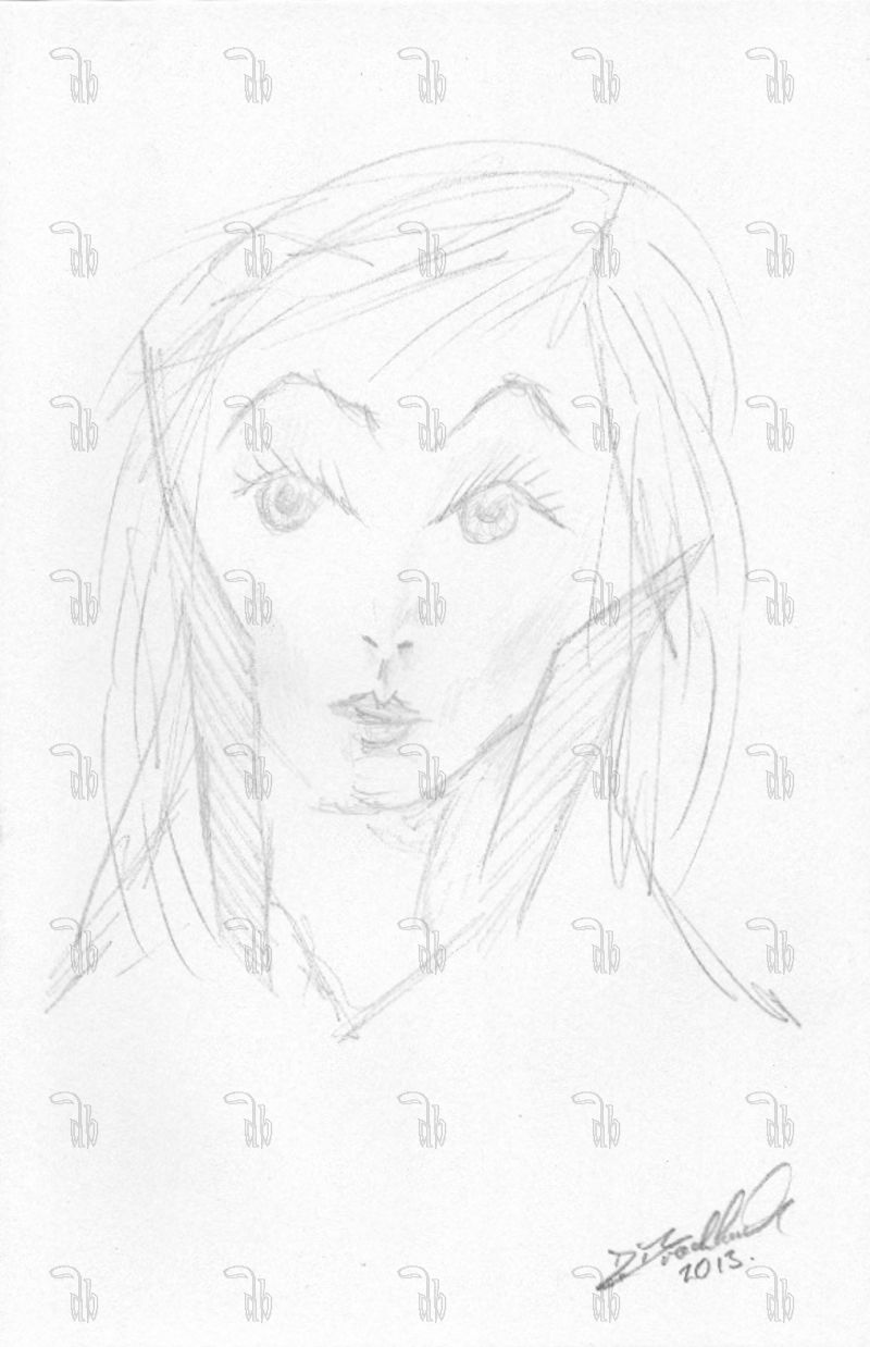 Face 17 - pencil on paper - 195mm x 295mm