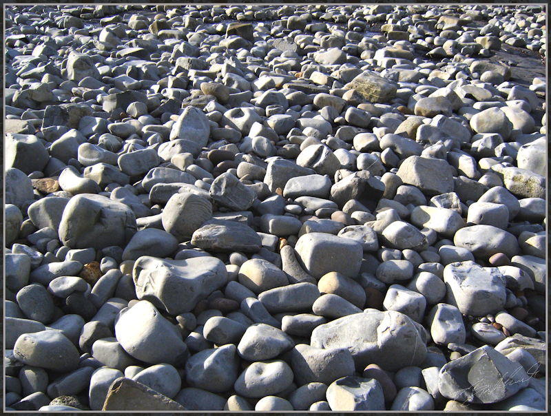 Beach cobbles