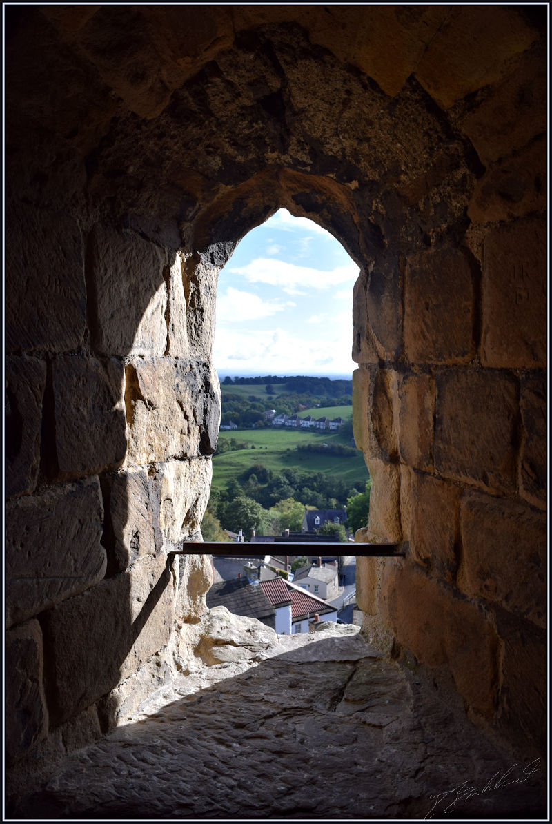 View from castle window